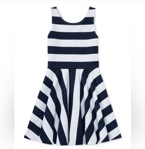 Polo by Ralph Lauren Navy and White Striped Dress